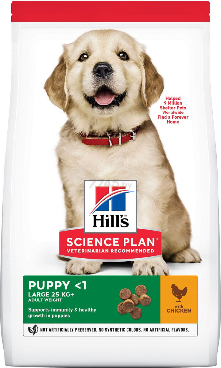 Сухой корм для щенков HILL'S Science Plan Puppy Large курица 12 кг (52742025063)
