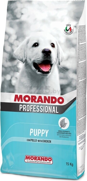 Сухой корм для щенков MORANDO Miglior Puppy курица 15 кг (8007520099950)