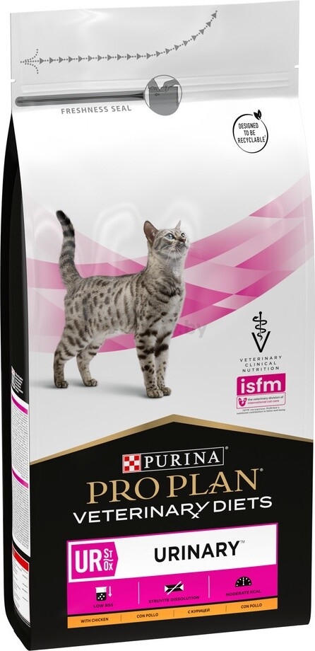 Сухой корм для кошек PURINA PRO PLAN UR ST/OX Urinary курица 1,5 кг (7613287587701) - Фото 2