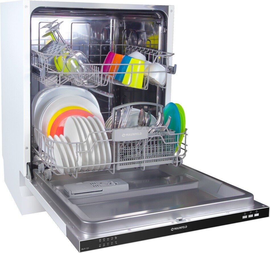 Машина посудомоечная встраиваемая MAUNFELD MLP 12I - Фото 2