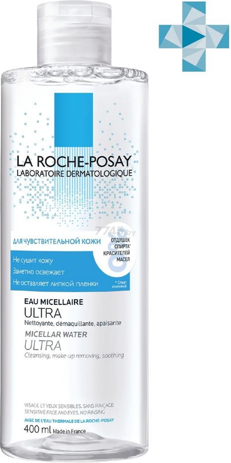 Вода мицеллярная для снятия макияжа LA ROCHE-POSAY Ultra Для чувствительной кожи 400 мл (3337872411595)