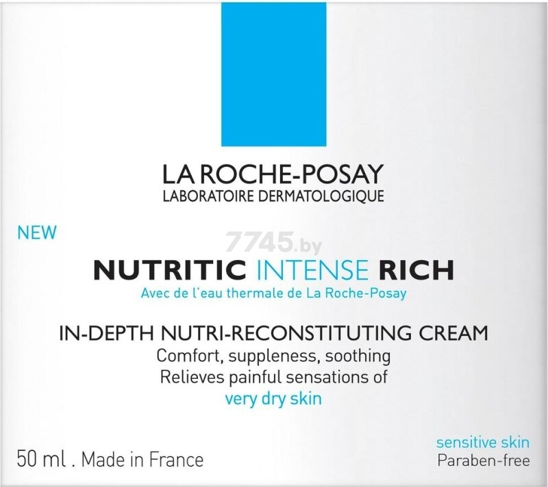Крем LA ROCHE-POSAY Nutritic Intense Riche Для сухой и очень сухой кожи 50 мл (3337872413575) - Фото 3