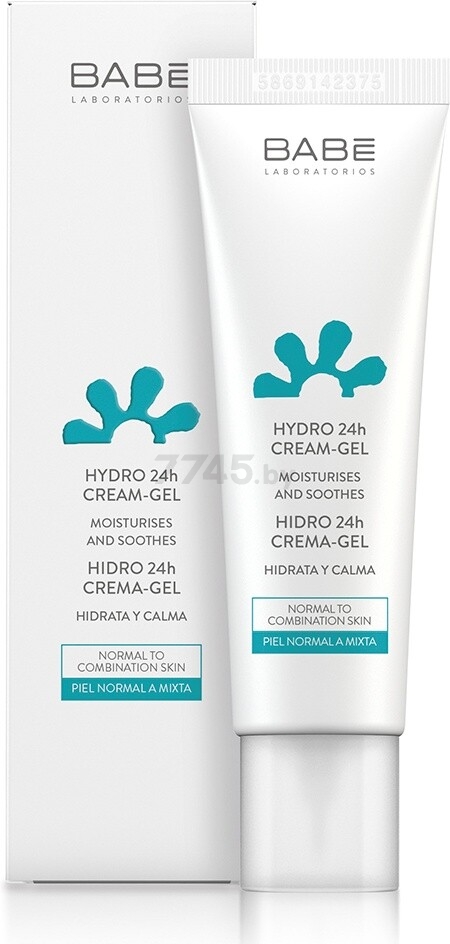 Крем-гель BABE Laboratorios Hydro 24h Cream-Gel 50 мл (8437014389470)