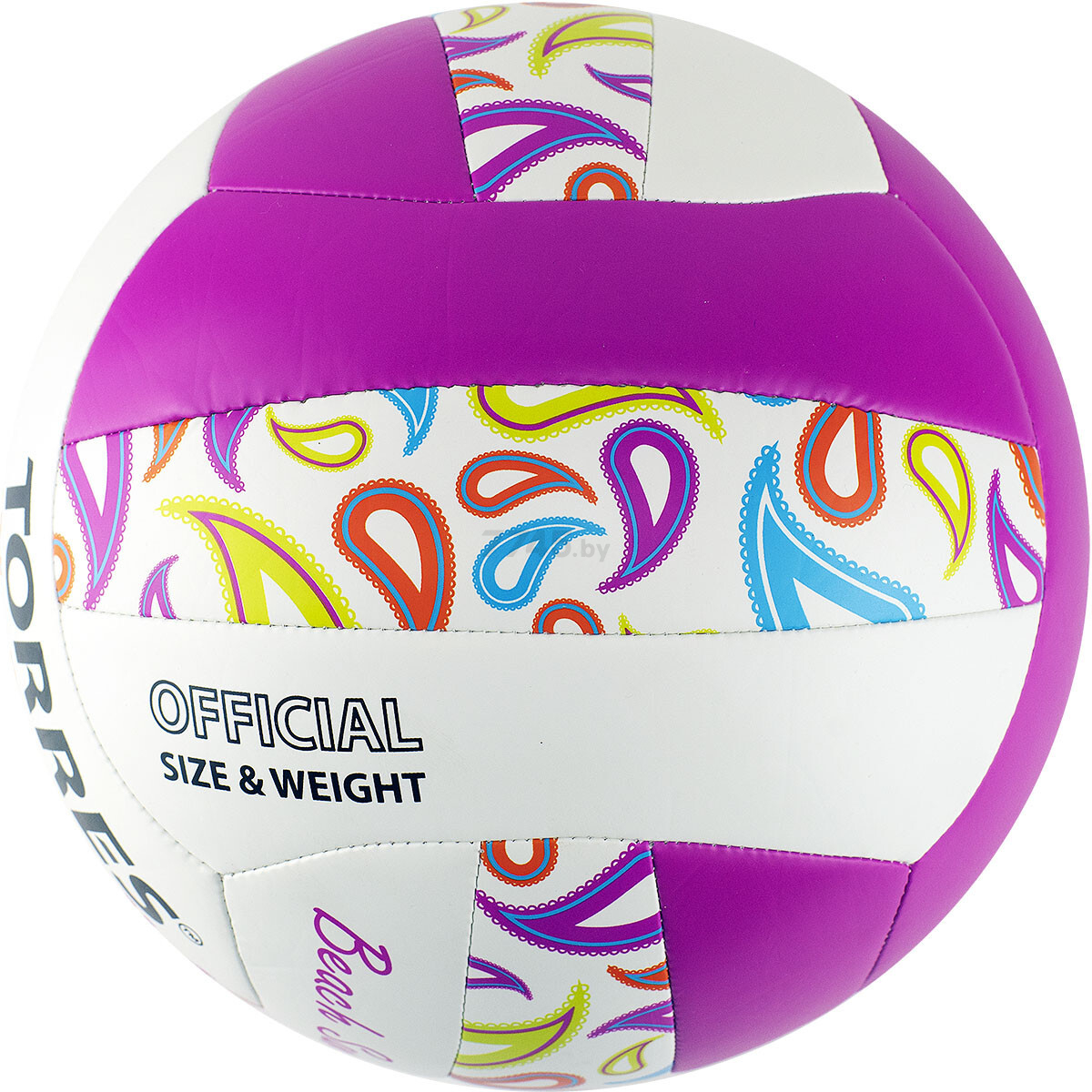 Мяч для пляжного волейбола TORRES Beach Sand Pink №5 (V32085B) - Фото 3