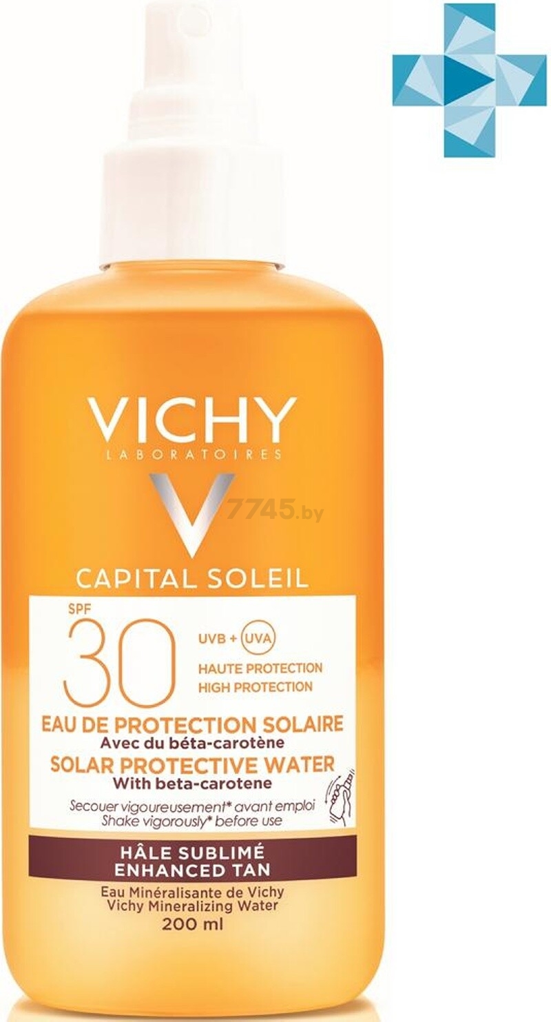 Спрей солнцезащитный VICHY Capital Ideal Soleil Двухфазный Активатор загара SPF 30 200 мл (0371045040)