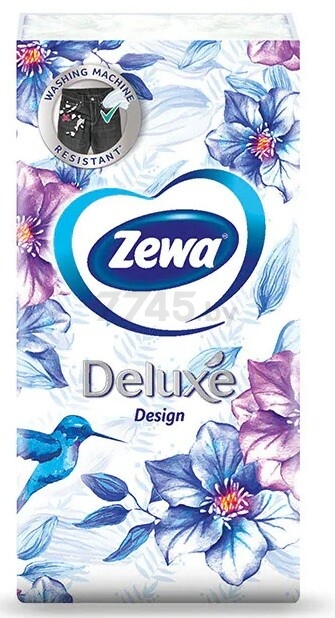 Платки носовые ZEWA Deluxe Design 10 штук (0201121301)