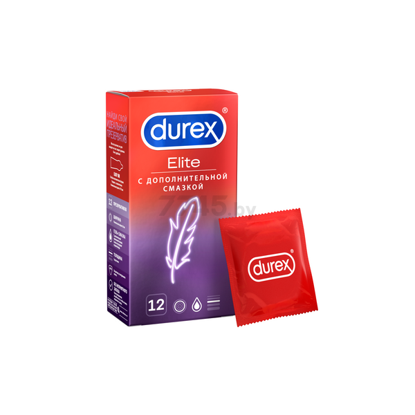 Презервативы DUREX Elite Сверхтонкие 12 штук (9250435503) - Фото 7