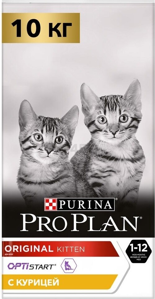 Сухой корм для котят PURINA PRO PLAN Original Kitten курица 10 кг (7613036505307) - Фото 2