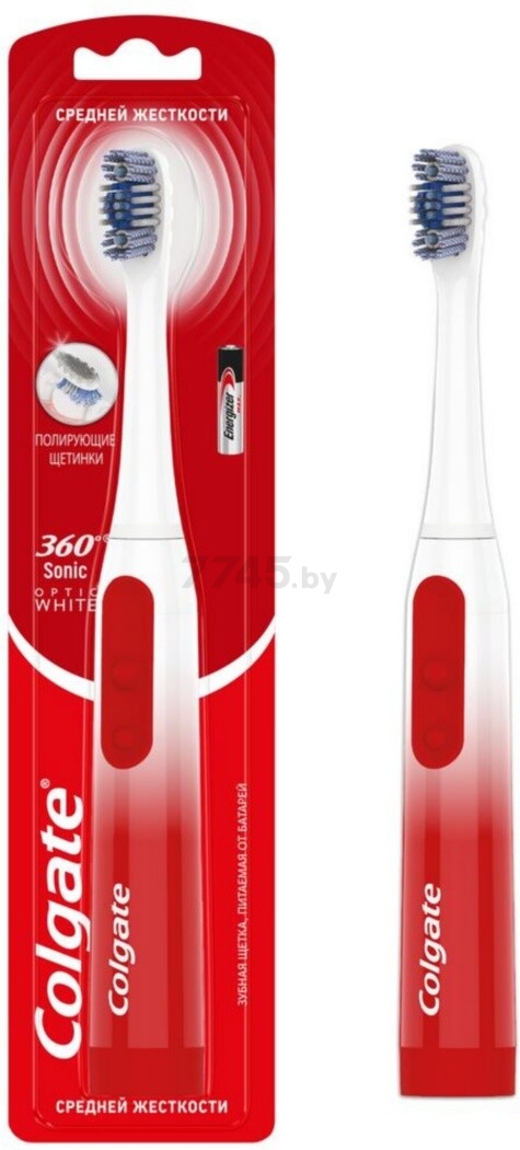 Зубная щетка электрическая COLGATE 360 Sonic Optic White (8718951405059)