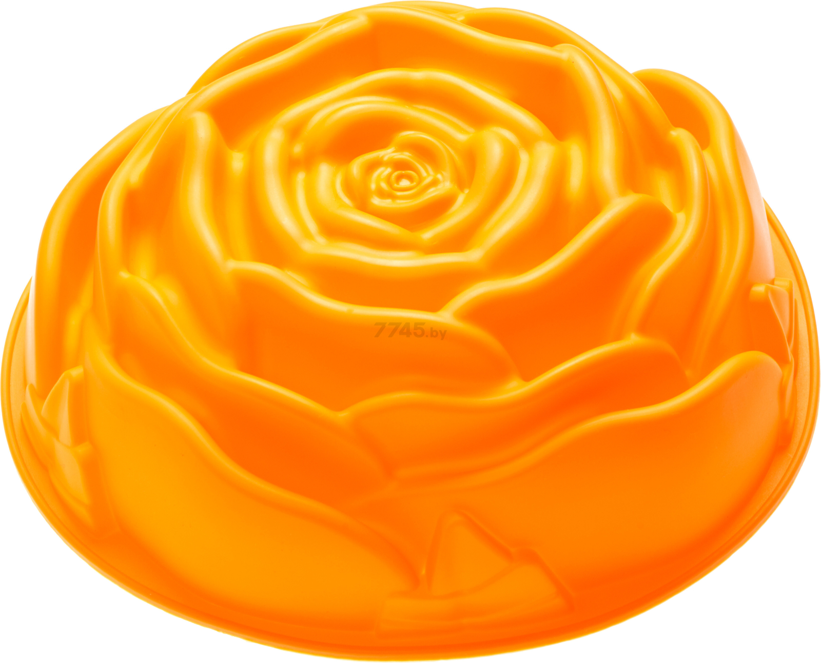 Форма для выпечки силиконовая роза 23х7 см PERFECTO LINEA оранжевая (20-018914)