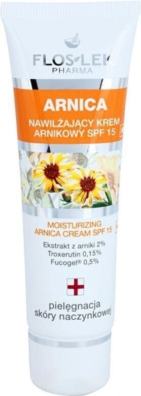 Крем дневной FLOSLEK Moisturizing Arnica Cream SPF 15 Увлажняющий с арникой 50 мл (5905043003931)