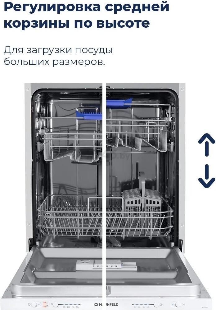 Машина посудомоечная MAUNFELD MWF12S (УТ000010683) - Фото 26