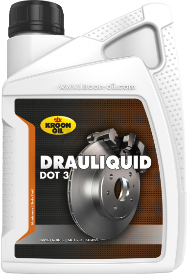 Тормозная жидкость KROON-OIL Drauliquid DOT 3 1 л (04205)