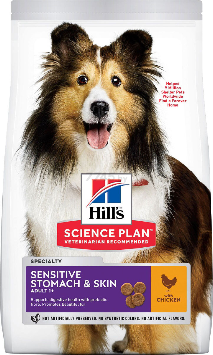 Сухой корм для собак HILL'S Science Plan Sensitive Stomach & Skin 12 кг (52742017297)