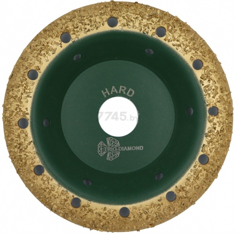 Чашка твердосплавная шлифовальная 125х22,2 мм круглая TRIO-DIAMOND №2 Hard (390102)