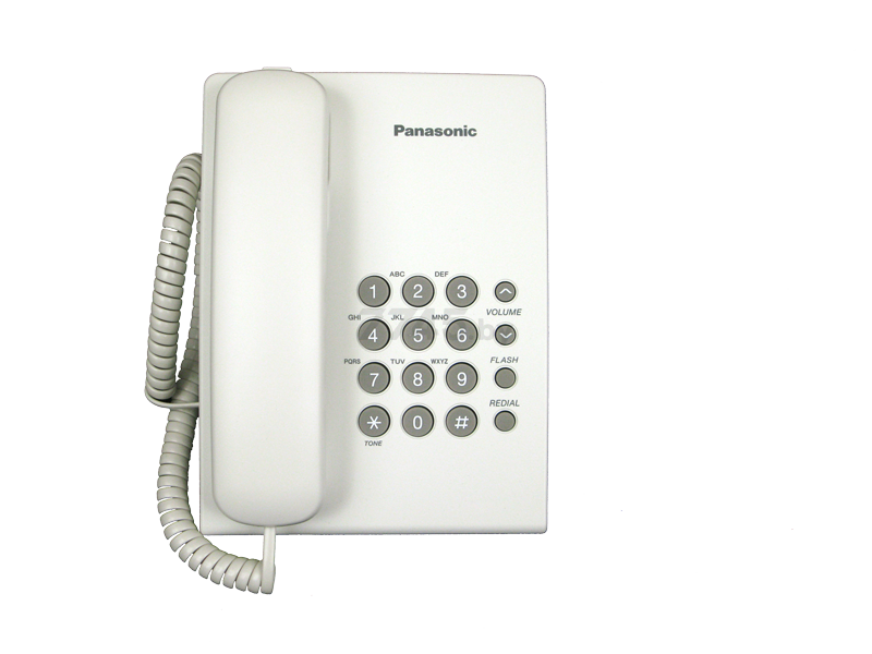Телефон домашний проводной PANASONIC KX-TS2350UAW - Фото 2
