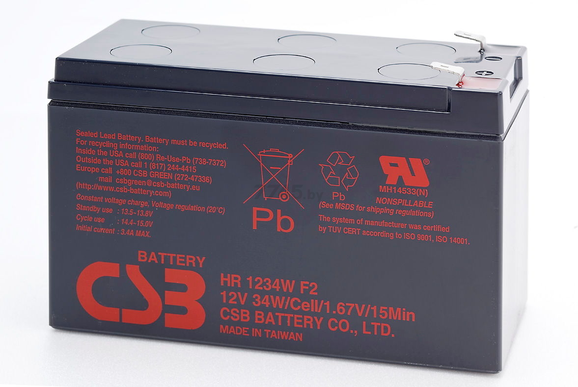Аккумулятор для ИБП CSB HR 1234W - Фото 2