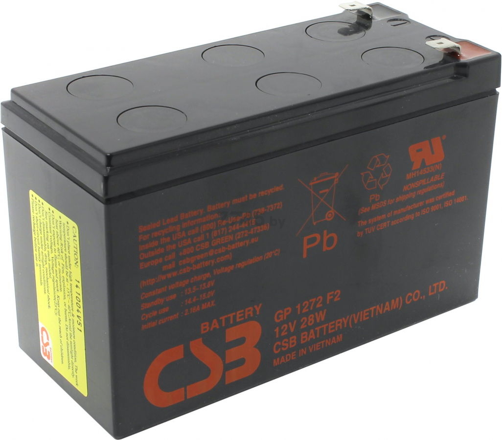 Аккумулятор для ИБП CSB GP 1272 28W - Фото 2
