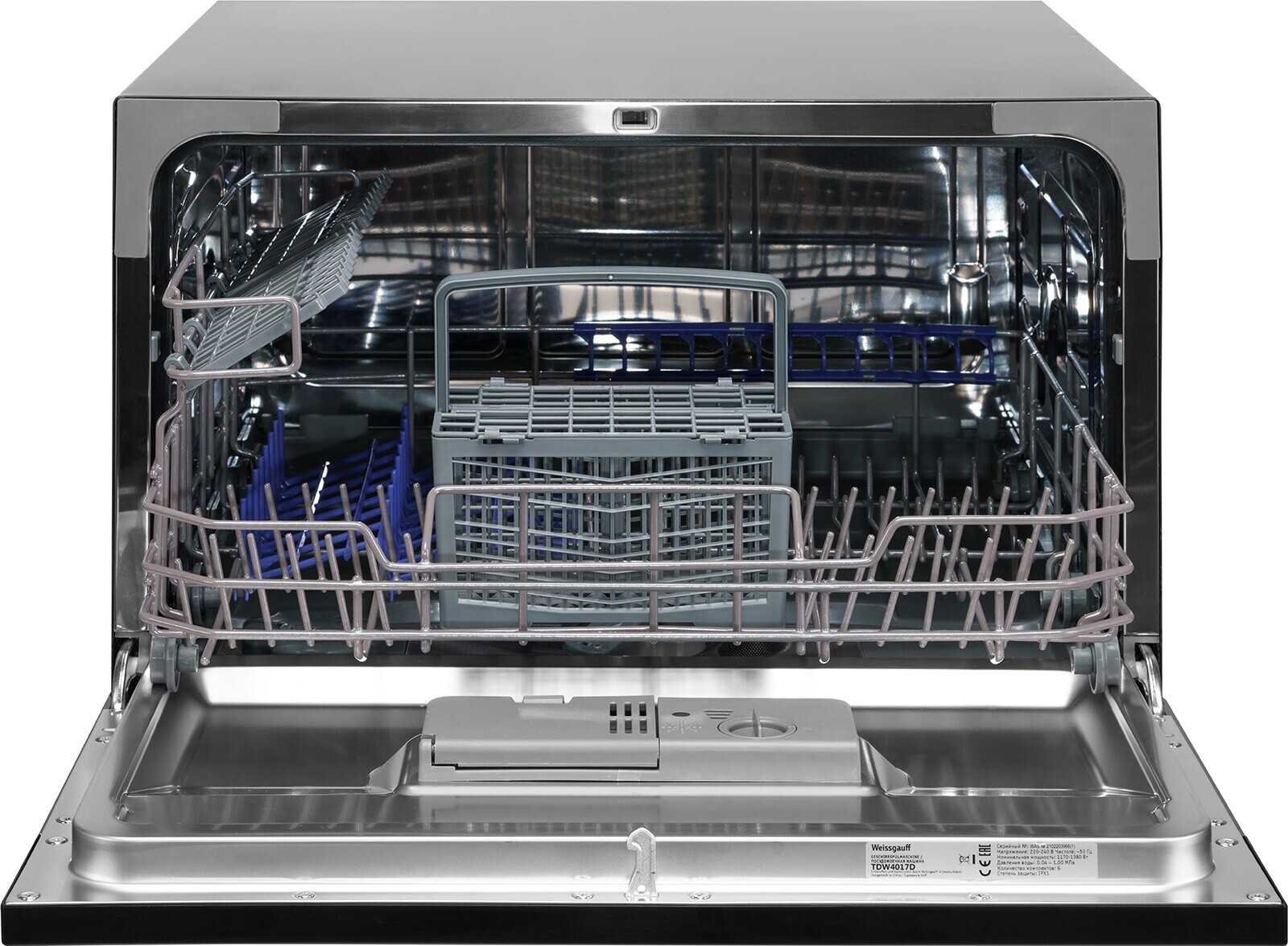 Машина посудомоечная WEISSGAUFF TDW 4017D - Фото 4