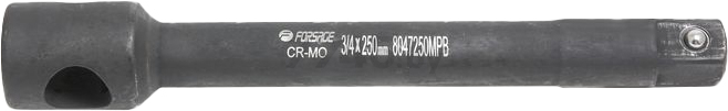 Удлинитель ударный с отверстием 3/4" 250 мм FORSAGE (F-8047250MPB)