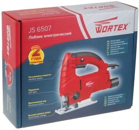 Электролобзик WORTEX JS 6507 (JS650700025) - Фото 7
