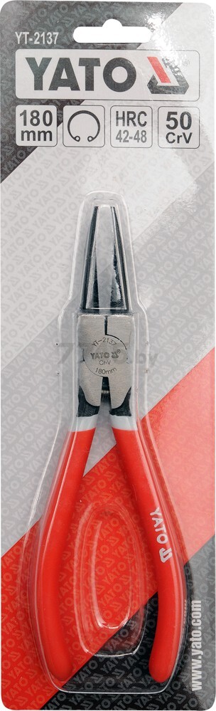 Съемник стопорных колец 180 мм внутренний YATO (YT-2137) - Фото 2