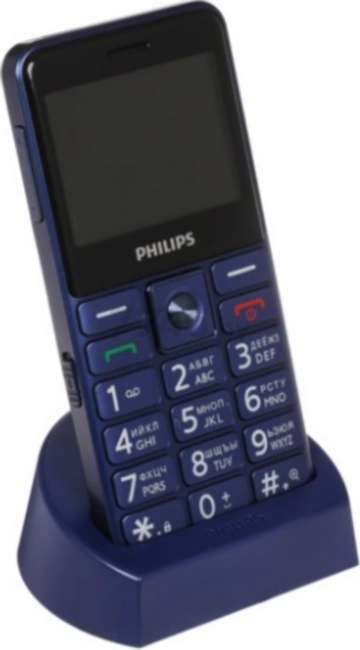 Мобильный телефон PHILIPS Xenium E207 Blue - Фото 13
