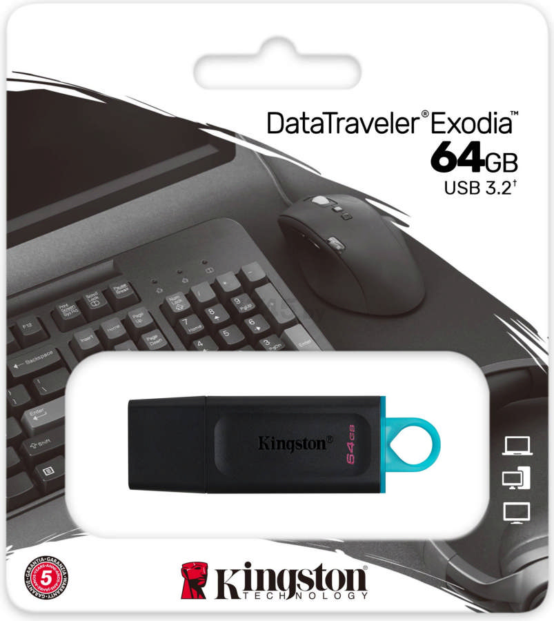 USB-флешка 64 Гб KINGSTON DataTraveler Exodia (DTX/64GB) - Фото 6