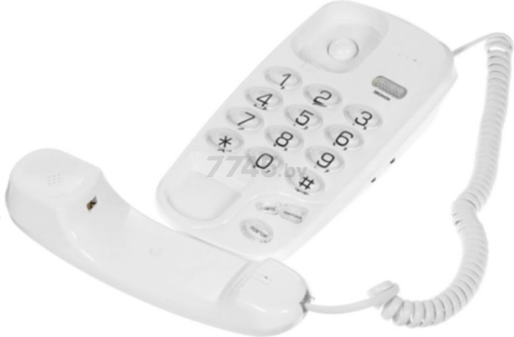 Телефон домашний проводной TEXET TX-238 White - Фото 5