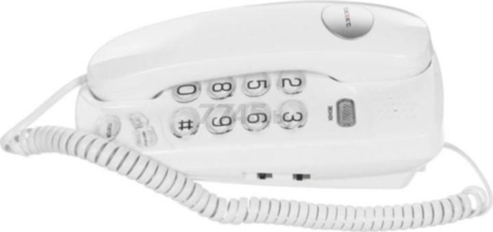 Телефон домашний проводной TEXET TX-238 White - Фото 6