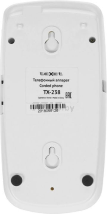 Телефон домашний проводной TEXET TX-238 White - Фото 9