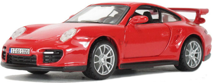 Масштабная модель автомобиля BBURAGO Стрит Файер Порше 911 GT 1:32 Red (18-43023)
