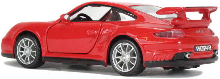 Масштабная модель автомобиля BBURAGO Стрит Файер Порше 911 GT 1:32 Red (18-43023) - Фото 2