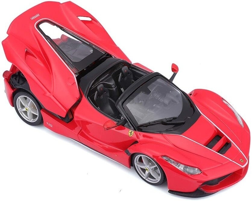 Масштабная модель автомобиля BBURAGO Феррари Ла Феррари Аперта 1:24 Red (18-26022) - Фото 4