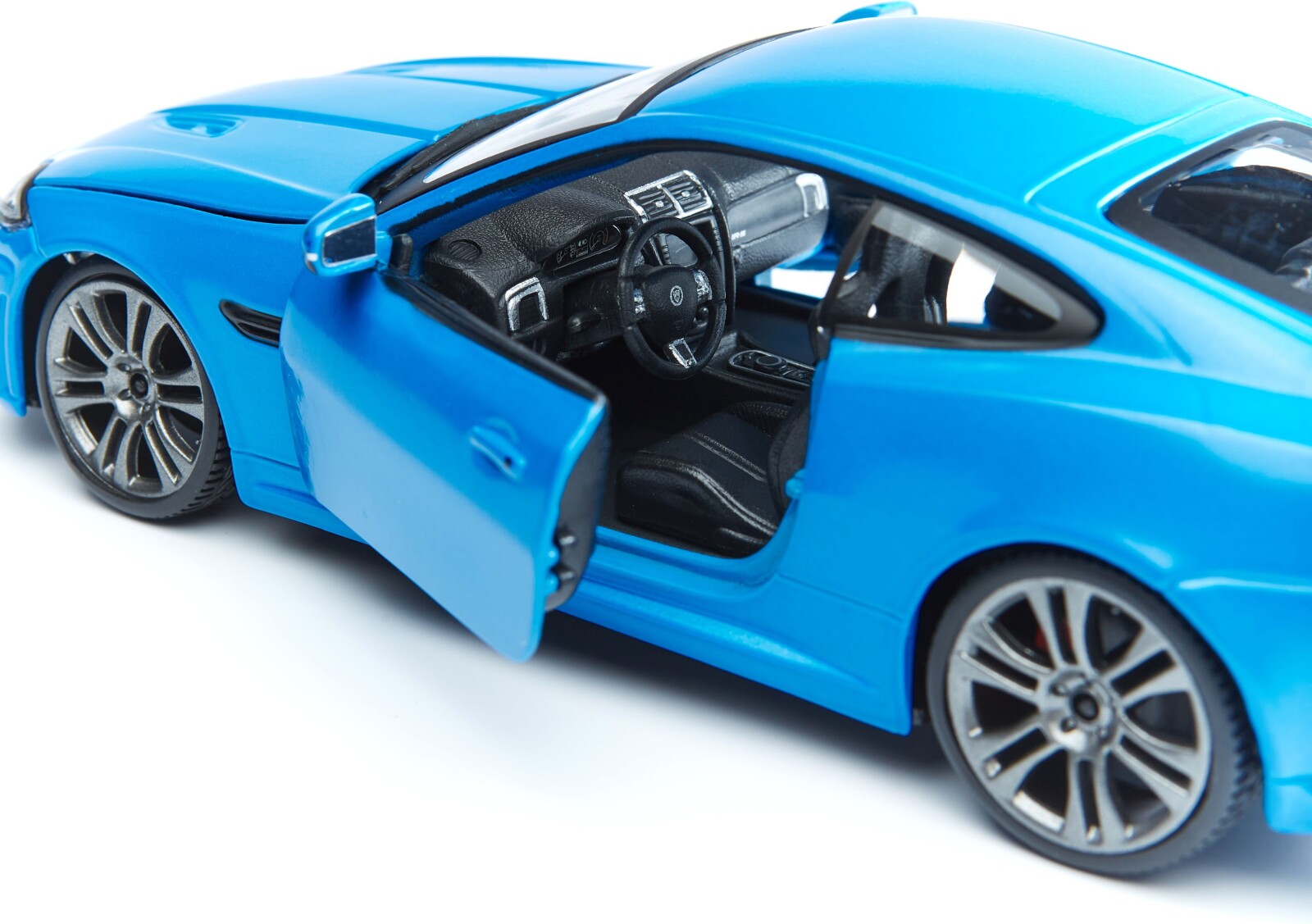Масштабная модель автомобиля BBURAGO Ягуар XKR-S 1:24 Blue (18-21063) - Фото 5