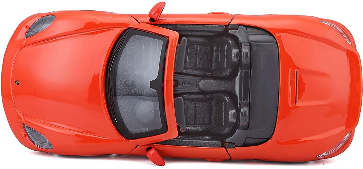 Масштабная модель автомобиля BBURAGO Порше 718 Бокстер 1:24 Orange (18-21087) - Фото 3