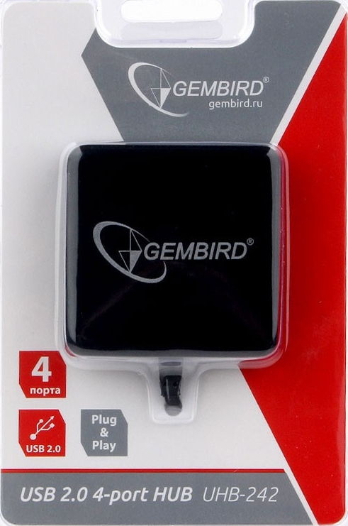 USB-хаб GEMBIRD UHB-242 - Фото 3