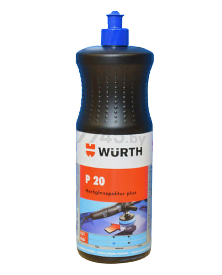 Паста полировальная WURTH Р20 Plus среднеабразивная 1 кг (0893150020)