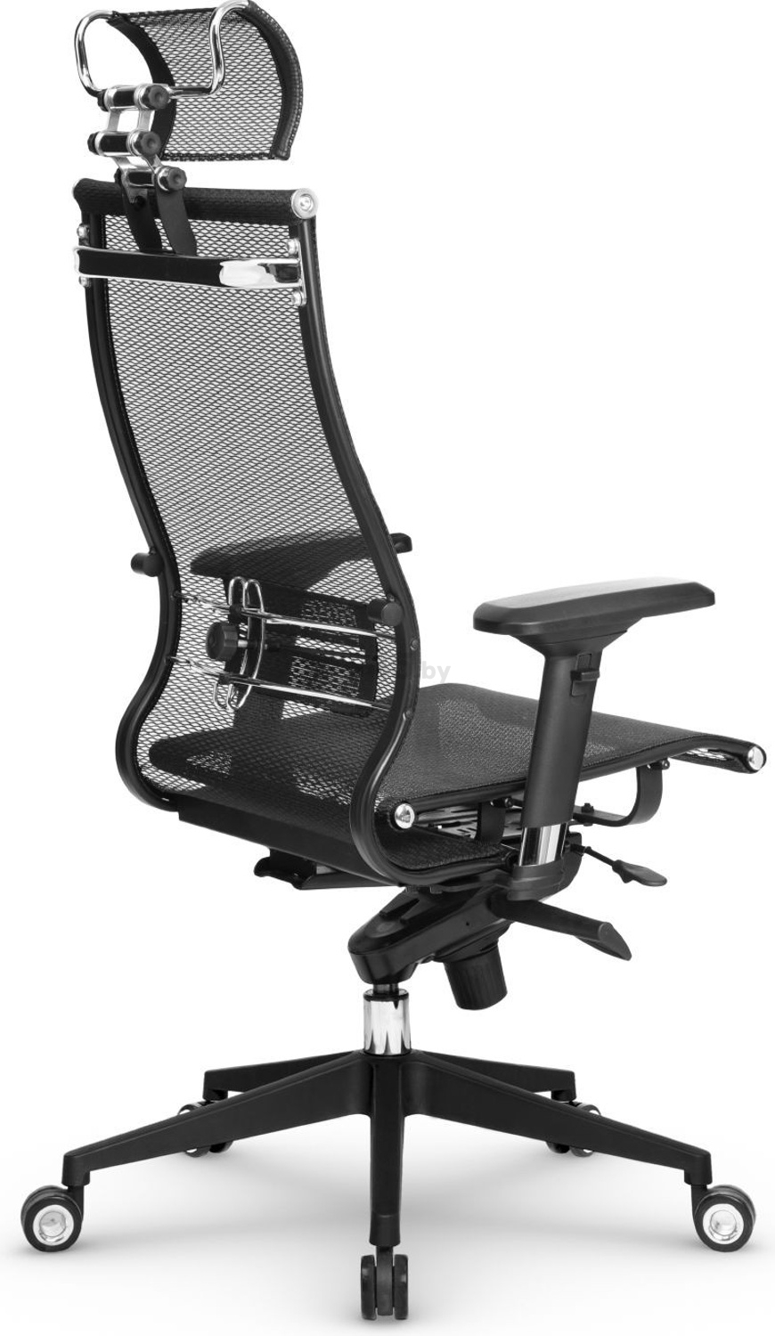 Кресло компьютерное METTA Samurai Black Edition черный - Фото 4