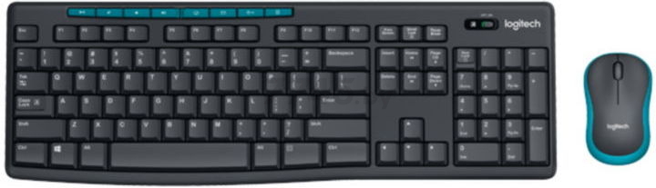 Комплект беспроводной клавиатура и мышь LOGITECH Wireless Desktop MK275 (920-008535) - Фото 2