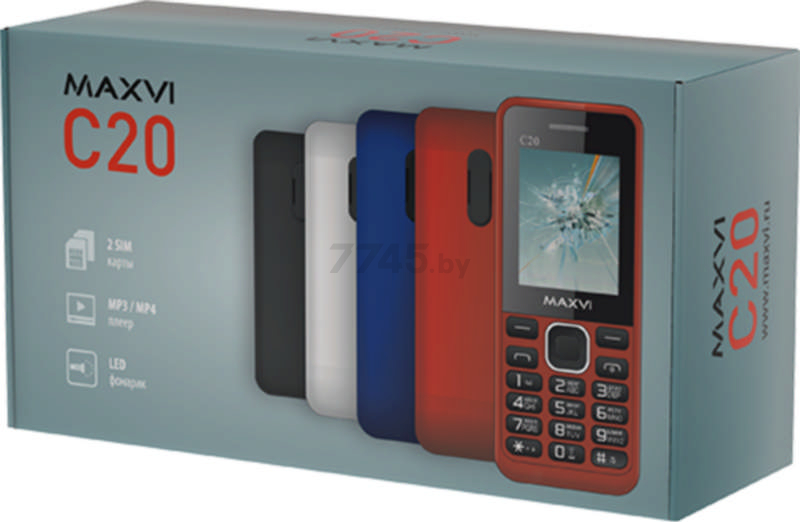 Мобильный телефон MAXVI C20 Black - Фото 12
