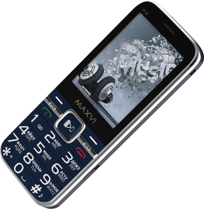 Мобильный телефон MAXVI P18 Blue - Фото 12