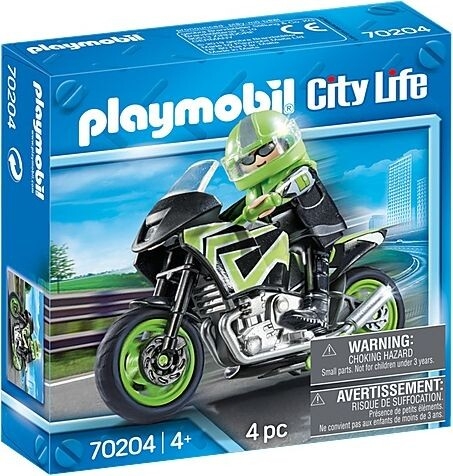 Конструктор PLAYMOBIL City Life Мотоцикл (70204)