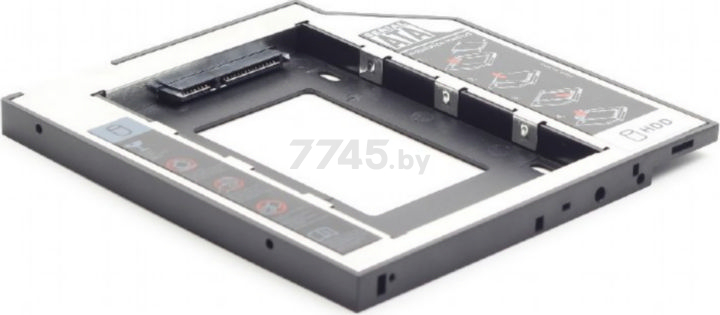 Адаптер GEMBIRD MF-95-01 для HDD/SSD в DVD-слот ноутбука - Фото 4