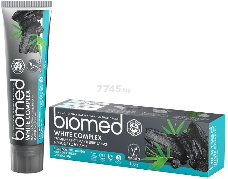 Зубная паста BIOMED White Complex Комплексная 100 г (7640168930424)
