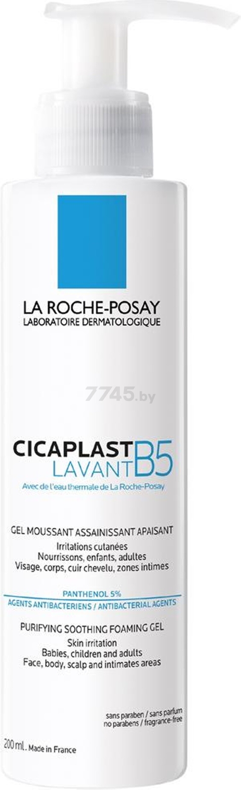 Гель для умывания LA ROCHE-POSAY Cicaplast Lavant B5 Очищающий Для лица и тела 200 мл (3337875548519) - Фото 6