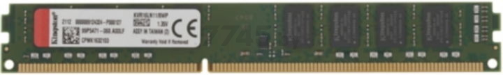 Оперативная память KINGSTON 8GB DDR3 PC3-12800 (KVR16LN11/8WP) - Фото 2
