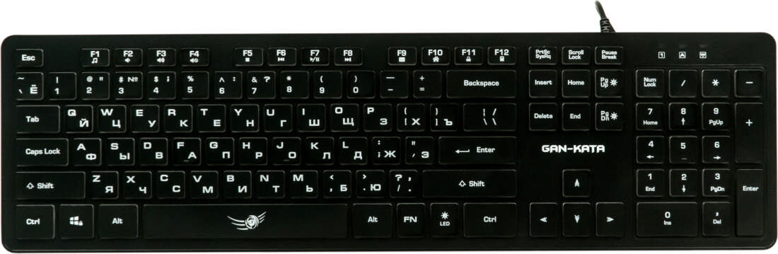 Клавиатура игровая DIALOG Gan-Kata KGK-17U Black - Фото 4