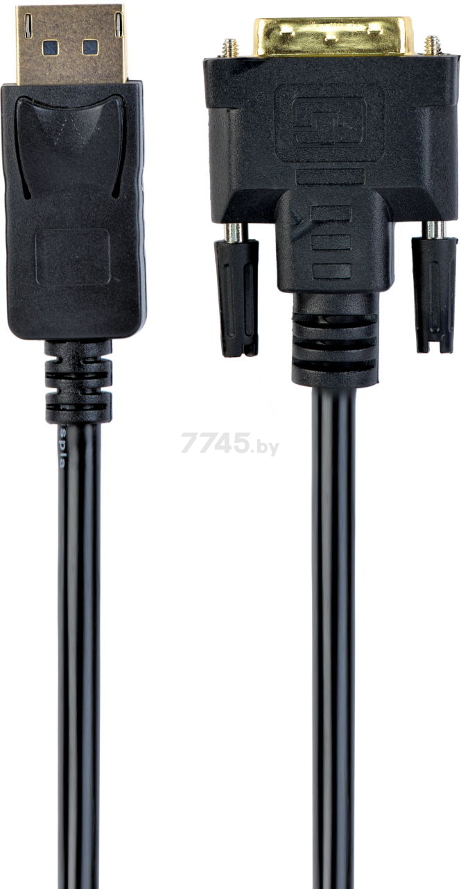 Кабель CABLEXPERT DisplayPort-DVI Black (CC-DPM-DVIM-6) - Фото 3