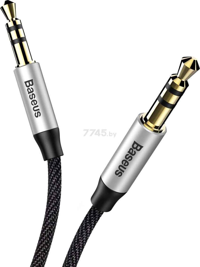 Кабель BASEUS Yiven Audio Cable M30 Silver Black (CAM30-BS1) - Фото 5